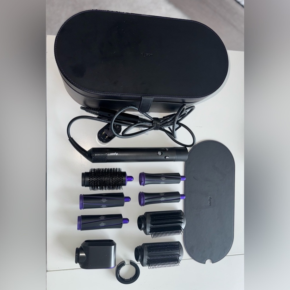 Dyson Airwrap Black and Purple Hair Styling Kit